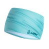 Löffler Snowfall Design Stirnband Breit Yuma Blau